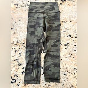 Lululemon align leggings - 23” green camo